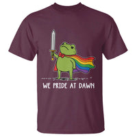 We Pride At Dawn T Shirt Funny LGBT Frog Rainbow Pride Month