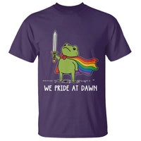 We Pride At Dawn T Shirt Funny LGBT Frog Rainbow Pride Month
