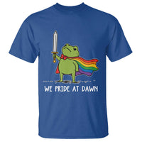 We Pride At Dawn T Shirt Funny LGBT Frog Rainbow Pride Month
