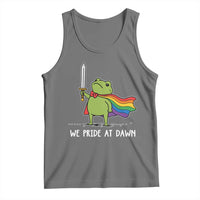 We Pride At Dawn Tank Top Funny LGBT Frog Rainbow Pride Month