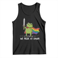 We Pride At Dawn Tank Top Funny LGBT Frog Rainbow Pride Month