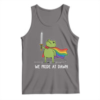 We Pride At Dawn Tank Top Funny LGBT Frog Rainbow Pride Month