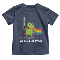 We Pride At Dawn Toddler T Shirt Funny LGBT Frog Rainbow Pride Month