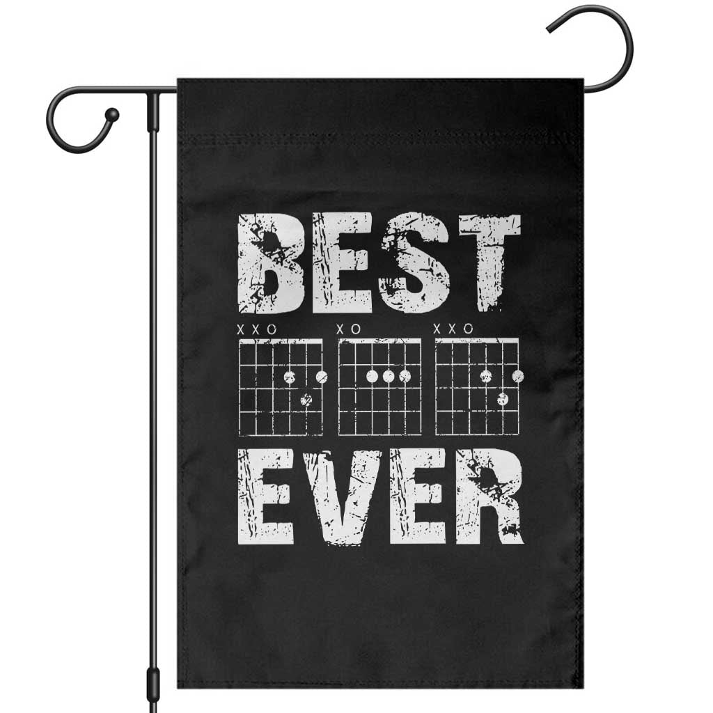 Guitar Father Garden Flag Funny Best Dad Ever D A D Chord Gifts Guitarist Papa