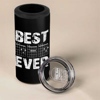 Guitar Father 4 in 1 Can Cooler Tumbler Funny Best Dad Ever D A D Chord Gifts Guitarist Papa