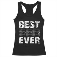Guitar Father Racerback Tank Top Funny Best Dad Ever D A D Chord Gifts Guitarist Papa