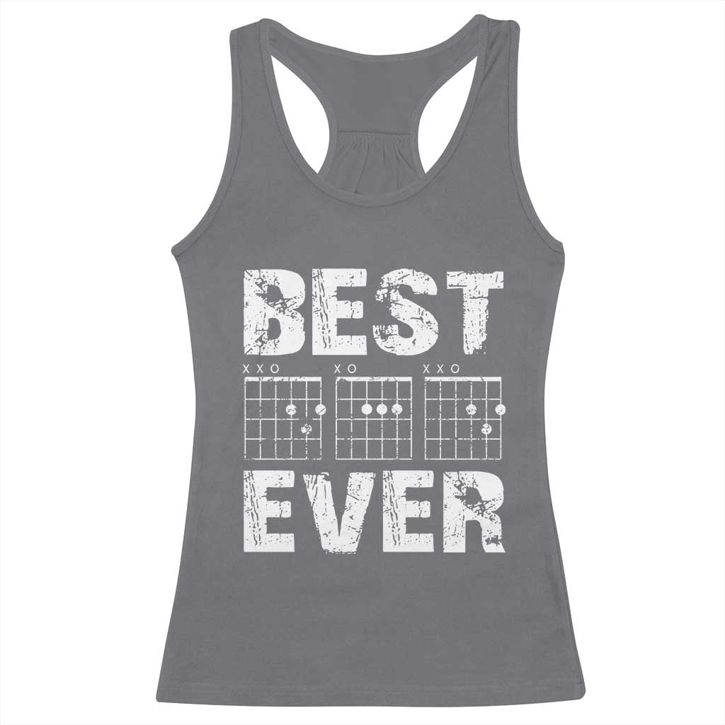 Guitar Father Racerback Tank Top Funny Best Dad Ever D A D Chord Gifts Guitarist Papa