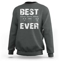 Guitar Father Sweatshirt Funny Best Dad Ever D A D Chord Gifts Guitarist Papa
