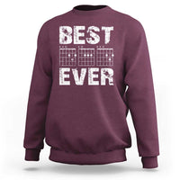Guitar Father Sweatshirt Funny Best Dad Ever D A D Chord Gifts Guitarist Papa