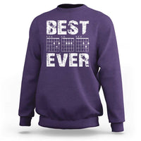 Guitar Father Sweatshirt Funny Best Dad Ever D A D Chord Gifts Guitarist Papa