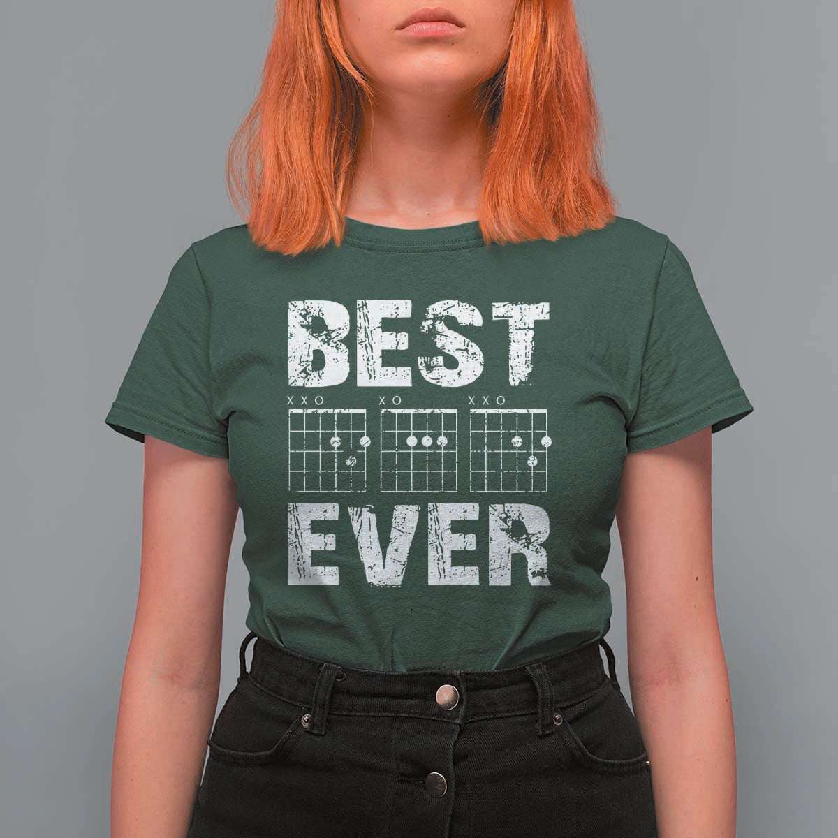 Guitar Father T Shirt For Women Funny Best Dad Ever D A D Chord Gifts Guitarist Papa