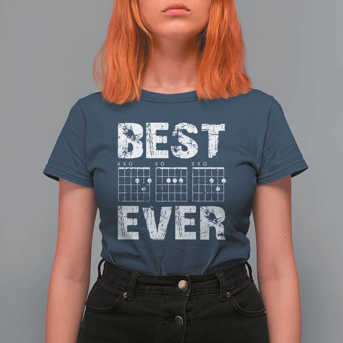 Guitar Father T Shirt For Women Funny Best Dad Ever D A D Chord Gifts Guitarist Papa
