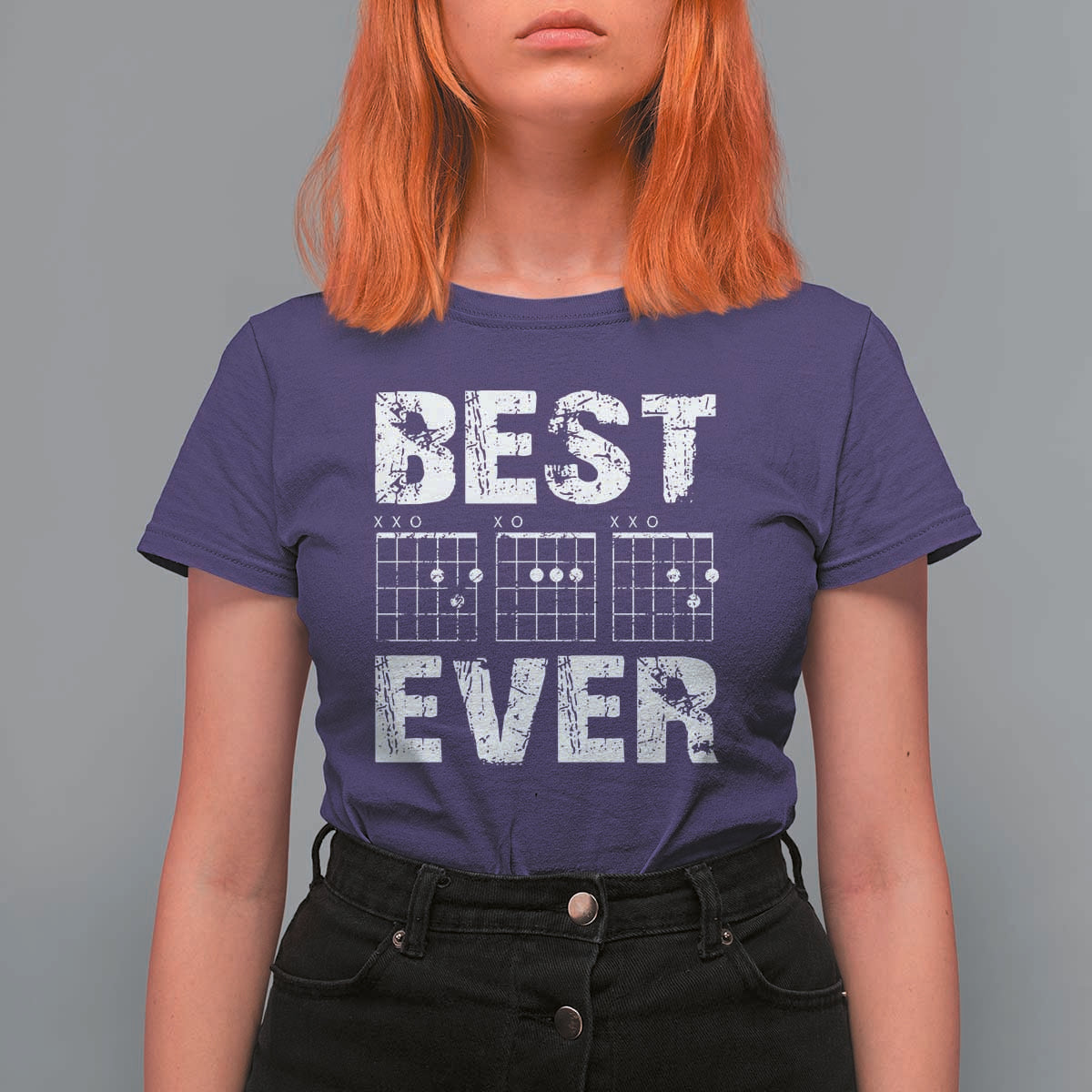 Guitar Father T Shirt For Women Funny Best Dad Ever D A D Chord Gifts Guitarist Papa