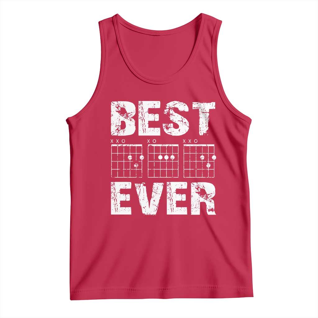 Guitar Father Tank Top Funny Best Dad Ever D A D Chord Gifts Guitarist Papa