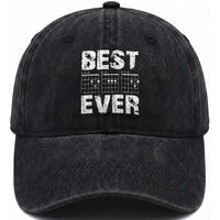 Guitar Father Washed Cotton Baseball Cap Funny Best Dad Ever D A D Chord Gifts Guitarist Papa