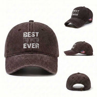 Guitar Father Washed Cotton Baseball Cap Funny Best Dad Ever D A D Chord Gifts Guitarist Papa