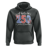 Girly America 250 Years Of Freedom Hoodie 4th of July Coquette Bow