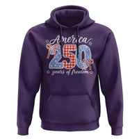 Girly America 250 Years Of Freedom Hoodie 4th of July Coquette Bow