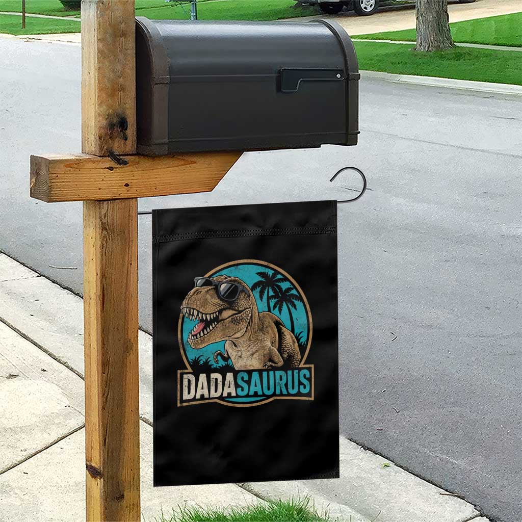 Dinosuar Dad Garden Flag Funny Dadasaurus Fathers Day Family Matching