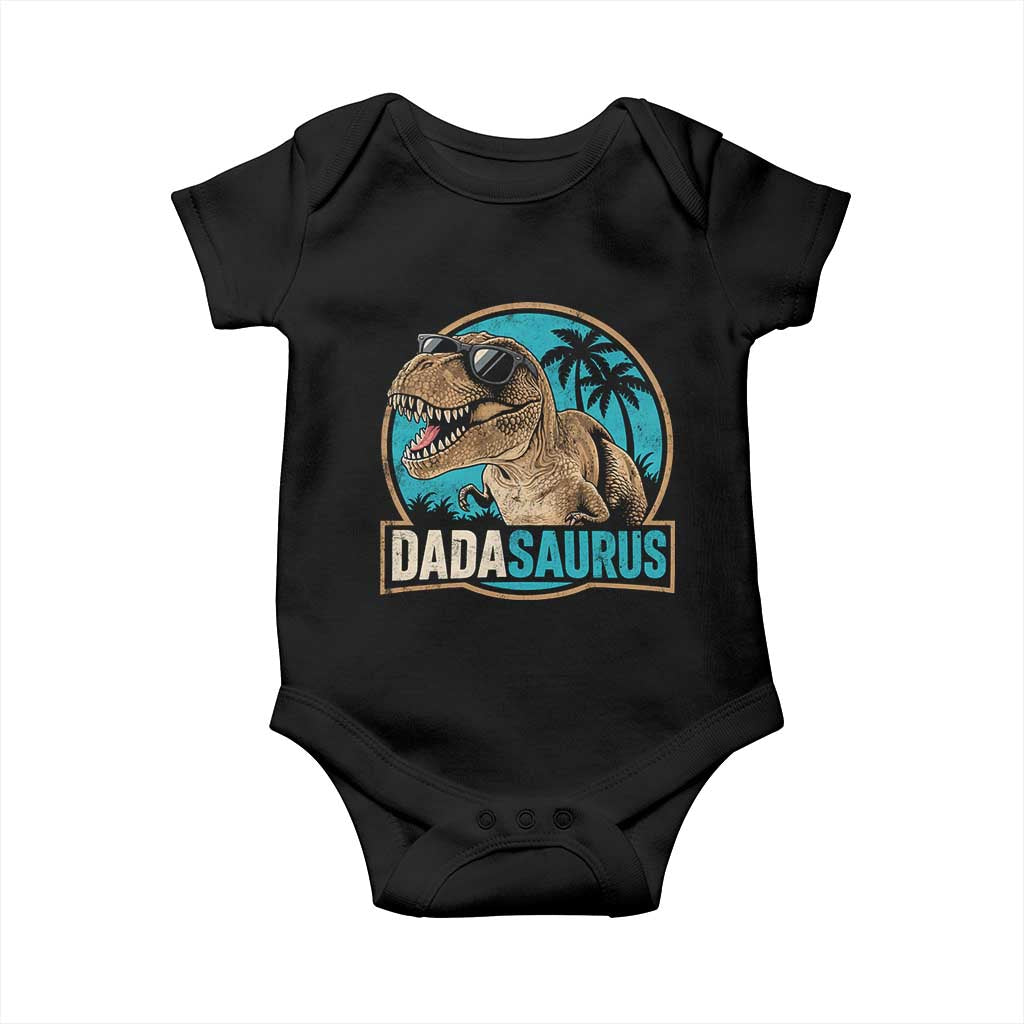 Dinosuar Dad Baby Onesie Funny Dadasaurus Fathers Day Family Matching