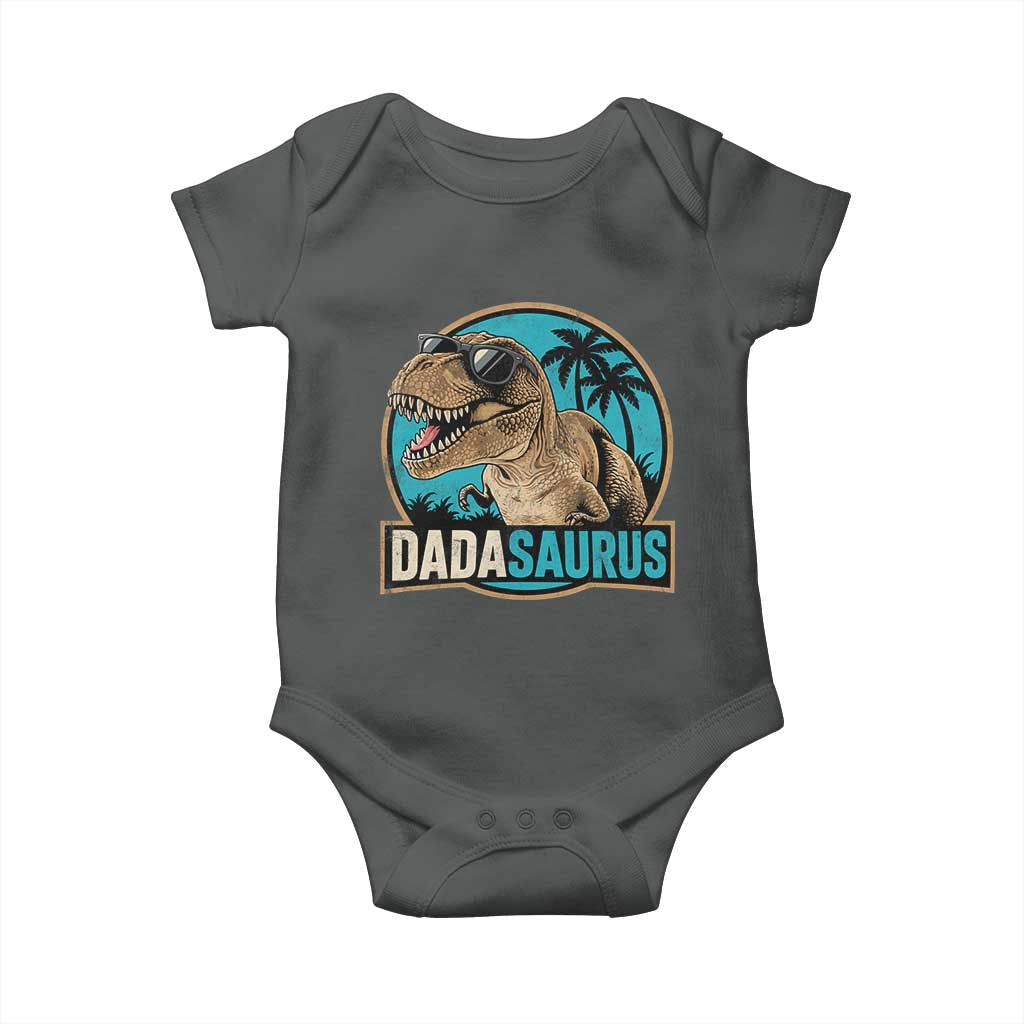 Dinosuar Dad Baby Onesie Funny Dadasaurus Fathers Day Family Matching