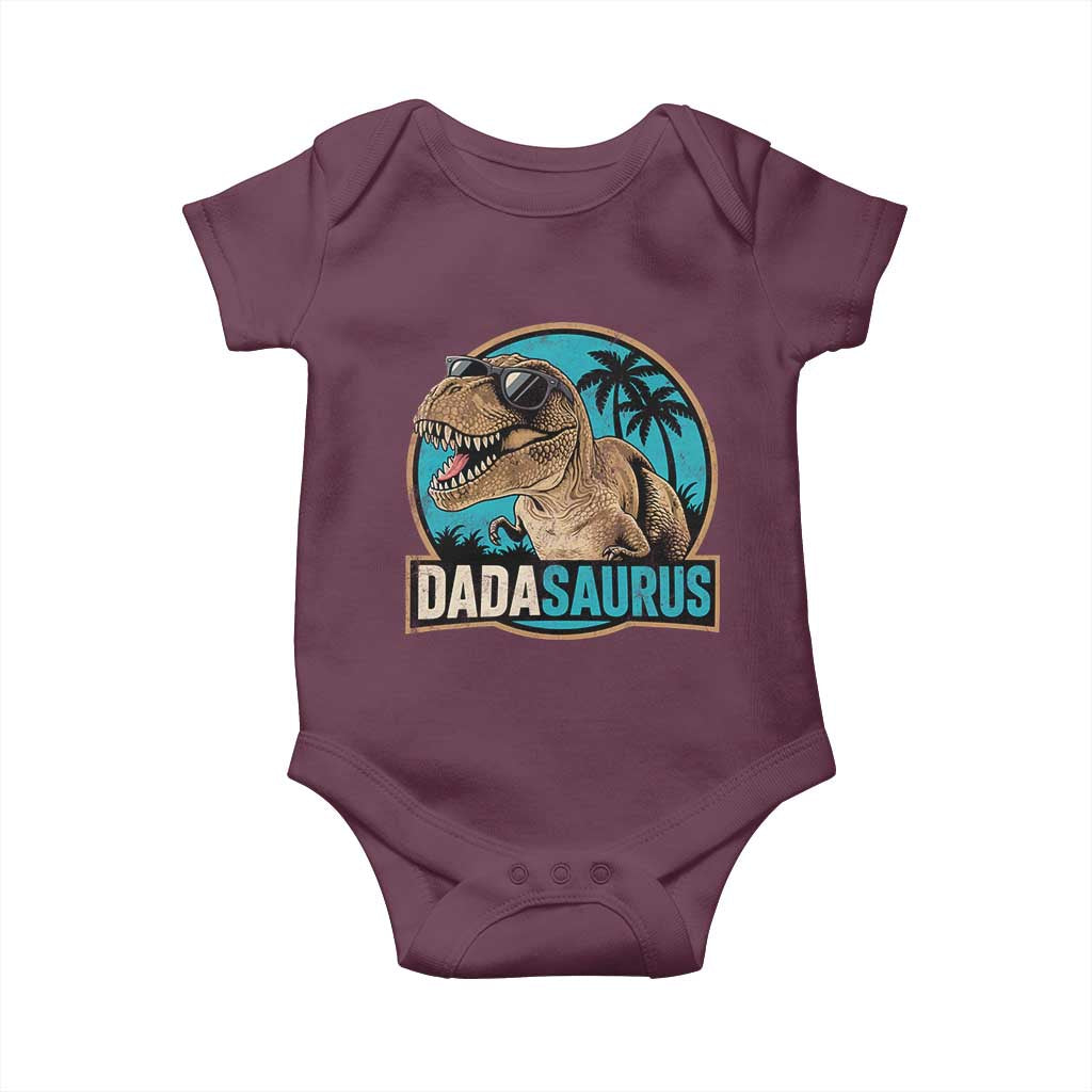 Dinosuar Dad Baby Onesie Funny Dadasaurus Fathers Day Family Matching