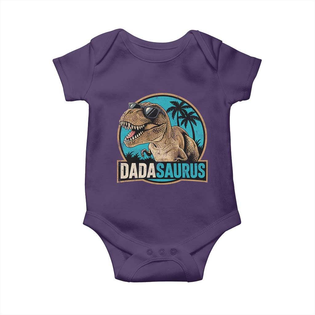 Dinosuar Dad Baby Onesie Funny Dadasaurus Fathers Day Family Matching