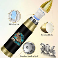 Dinosuar Dad Bullet Tumbler Funny Dadasaurus Fathers Day Family Matching