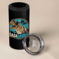 Dinosuar Dad 4 in 1 Can Cooler Tumbler Funny Dadasaurus Fathers Day Family Matching