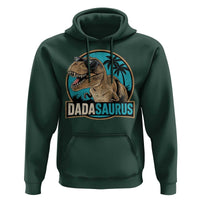 Dinosuar Dad Hoodie Funny Dadasaurus Fathers Day Family Matching