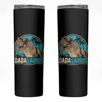 Dinosuar Dad Skinny Tumbler Funny Dadasaurus Fathers Day Family Matching