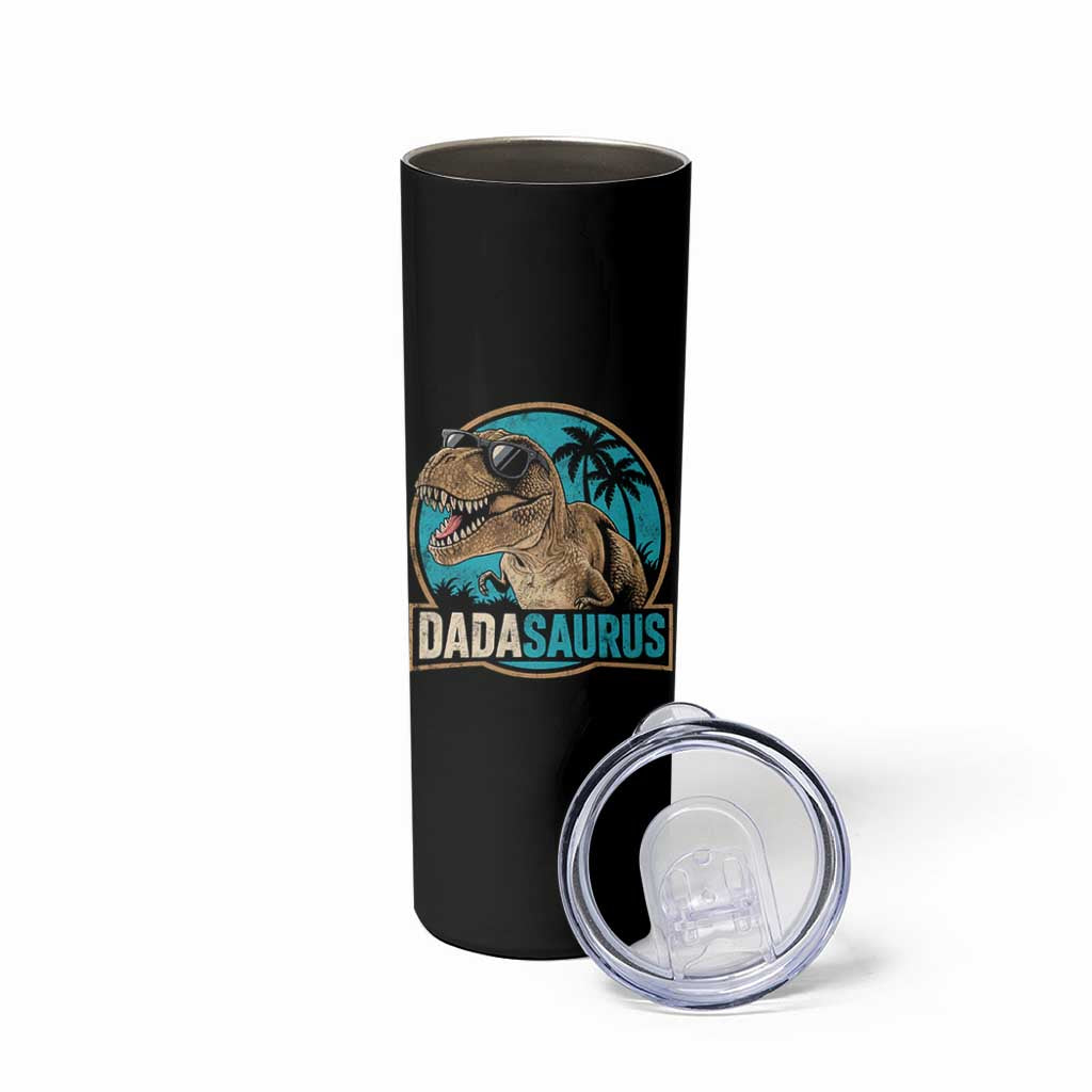 Dinosuar Dad Skinny Tumbler Funny Dadasaurus Fathers Day Family Matching
