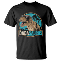 Dinosuar Dad T Shirt Funny Dadasaurus Fathers Day Family Matching