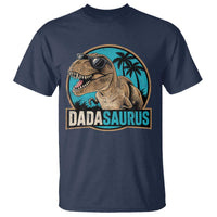 Dinosuar Dad T Shirt Funny Dadasaurus Fathers Day Family Matching