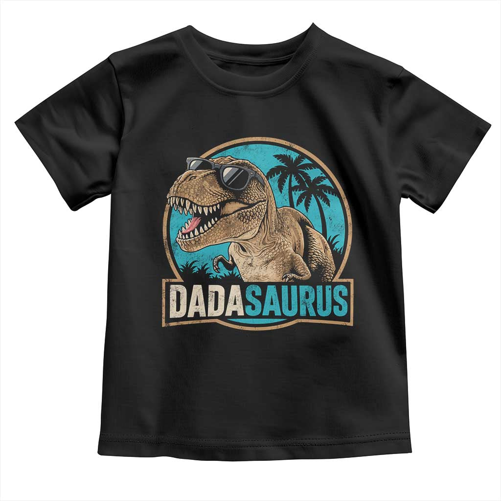 Dinosuar Dad Toddler T Shirt Funny Dadasaurus Fathers Day Family Matching
