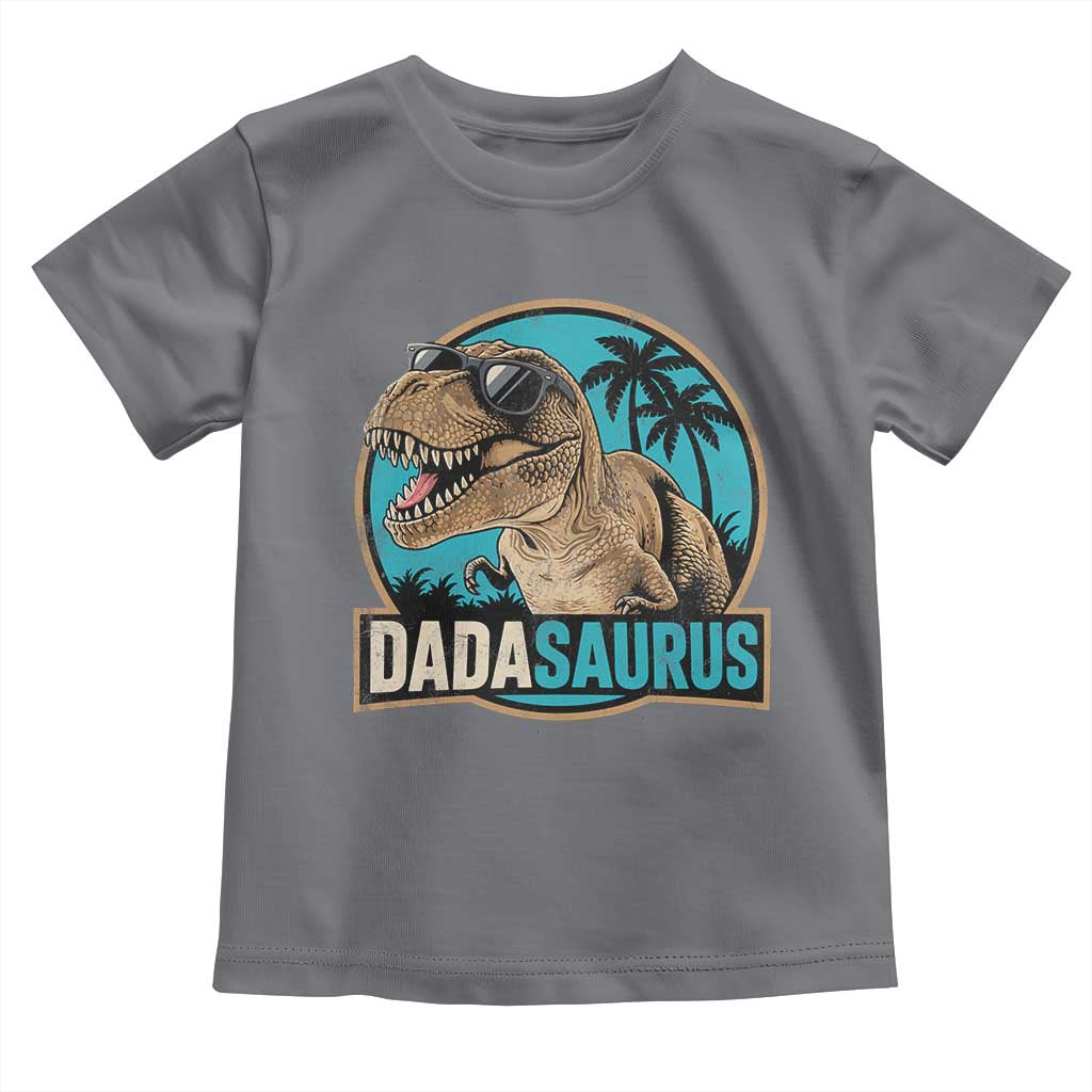 Dinosuar Dad Toddler T Shirt Funny Dadasaurus Fathers Day Family Matching