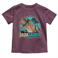 Dinosuar Dad Toddler T Shirt Funny Dadasaurus Fathers Day Family Matching
