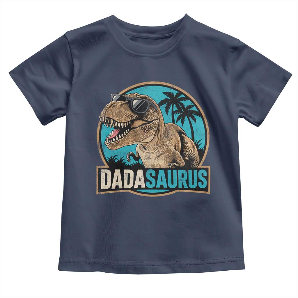 Dinosuar Dad Toddler T Shirt Funny Dadasaurus Fathers Day Family Matching