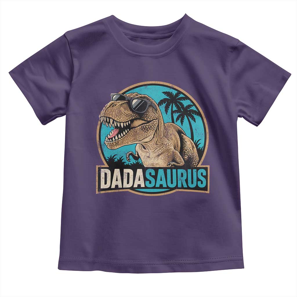 Dinosuar Dad Toddler T Shirt Funny Dadasaurus Fathers Day Family Matching