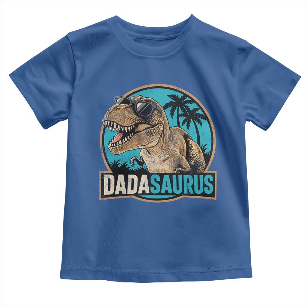 Dinosuar Dad Toddler T Shirt Funny Dadasaurus Fathers Day Family Matching