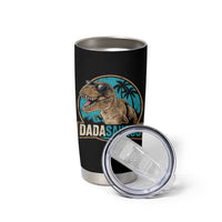 Dinosuar Dad Tumbler Cup Funny Dadasaurus Fathers Day Family Matching