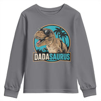Dinosuar Dad Youth Sweatshirt Funny Dadasaurus Fathers Day Family Matching