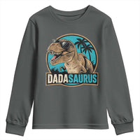 Dinosuar Dad Youth Sweatshirt Funny Dadasaurus Fathers Day Family Matching