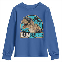 Dinosuar Dad Youth Sweatshirt Funny Dadasaurus Fathers Day Family Matching