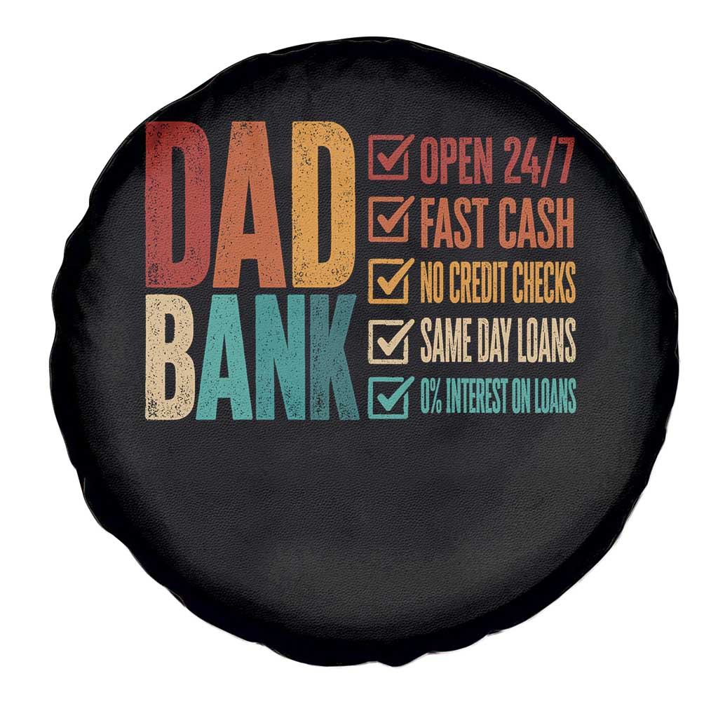 Dad Bank Spare Tire Cover Open 24 7 Fast Cash Funny Father's Day Gifts
