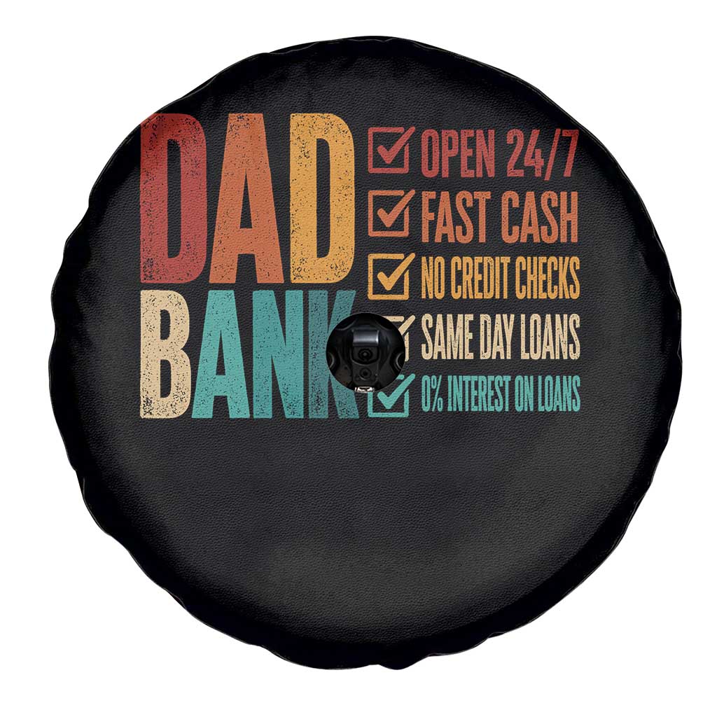Dad Bank Spare Tire Cover Open 24 7 Fast Cash Funny Father's Day Gifts