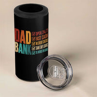 Dad Bank 4 in 1 Can Cooler Tumbler Open 24 7 Fast Cash Funny Father's Day Gifts