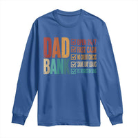 Dad Bank Long Sleeve Shirt Open 24 7 Fast Cash Funny Father's Day Gifts