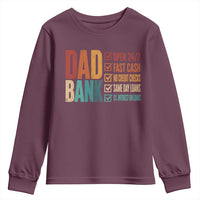 Dad Bank Youth Sweatshirt Open 24 7 Fast Cash Funny Father's Day Gifts