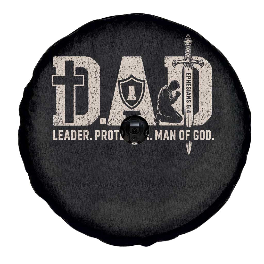 Christian Dad Spare Tire Cover Father Leader Protector Man Of God